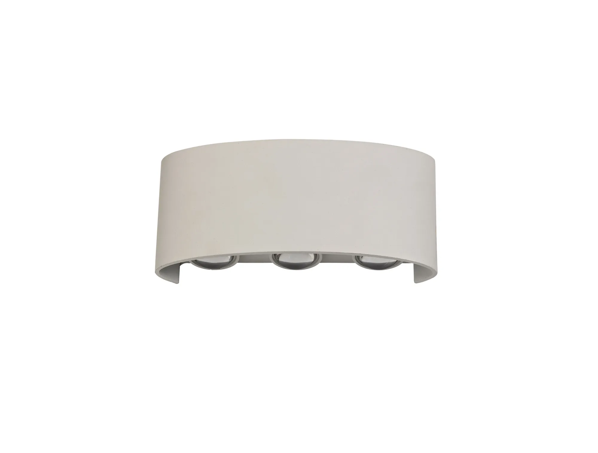 Leoni Wall Light 6W LED IP54 Sand White D0450  Deco Leoni